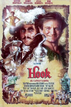 Pelisplus Hook, el regreso del capitan Garfio